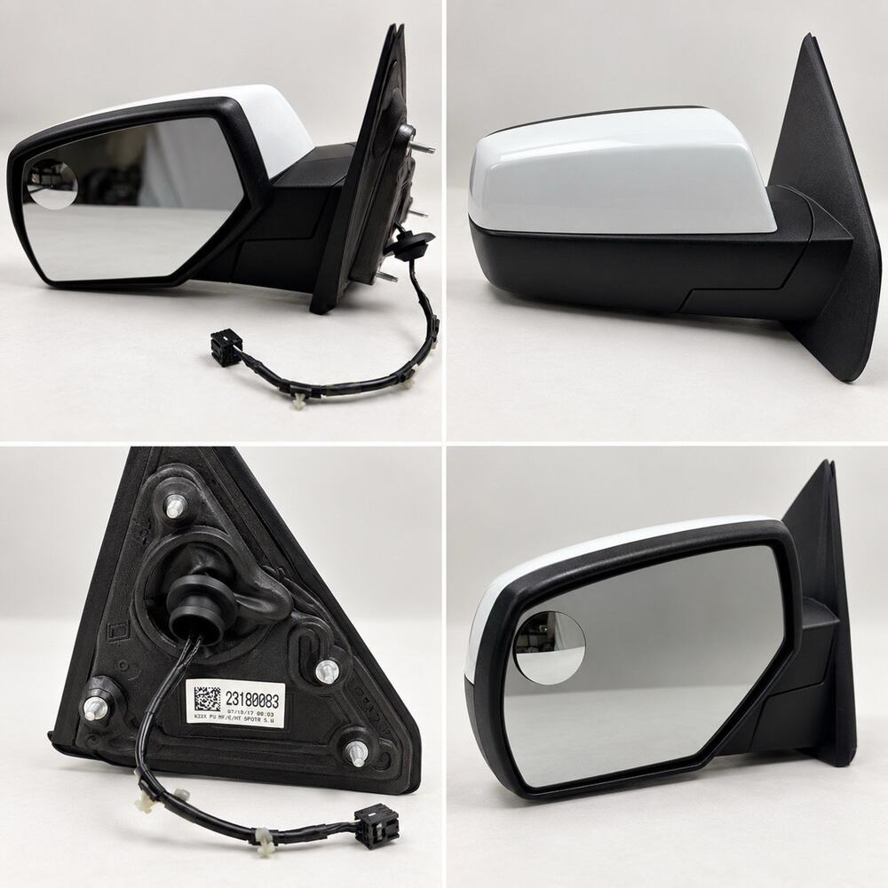 2014-2018 Chevy Silverado GMC Sierra Driver Side Mirror OEM 23180083 White LH